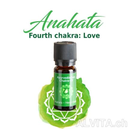 Huile pour chakra ayuvédique Anahata