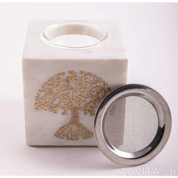 Lampe aromatique Arbre de vie avec tamis