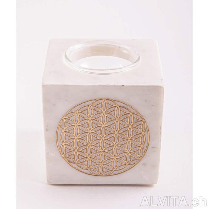 Lampe aromatique Fleur de vie