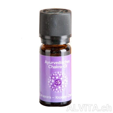 Huile pour chakra ayuvédique Sahasrara