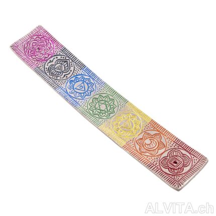 Porte-bâtons Chakra métal blanc