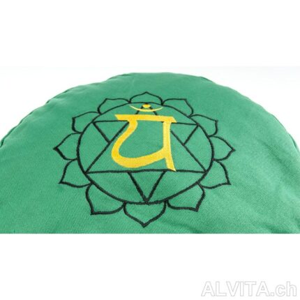 Coussin de méditation Chakra du cœur Fleur