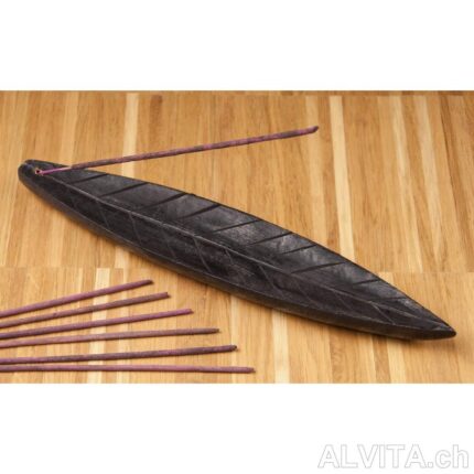 Support en bois dark-Leaf