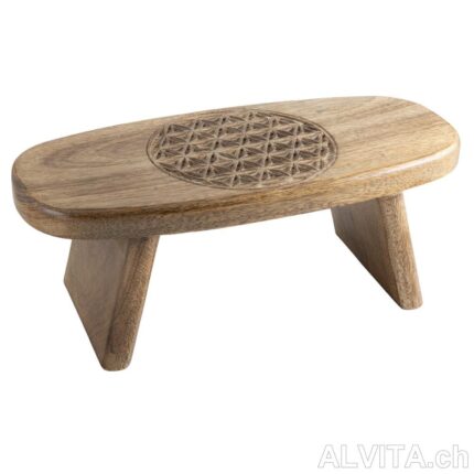 Tabouret de méditation Fleur de vie