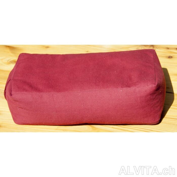 Meditationskissen quadratisch rot
