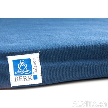 Tapis de méditation bleu foncé.détail