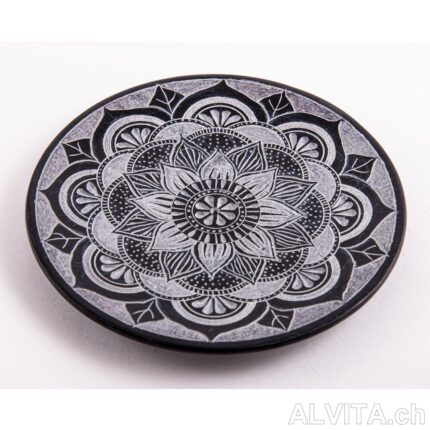 Stäbchenhalter Mandala, gross, Speckstein