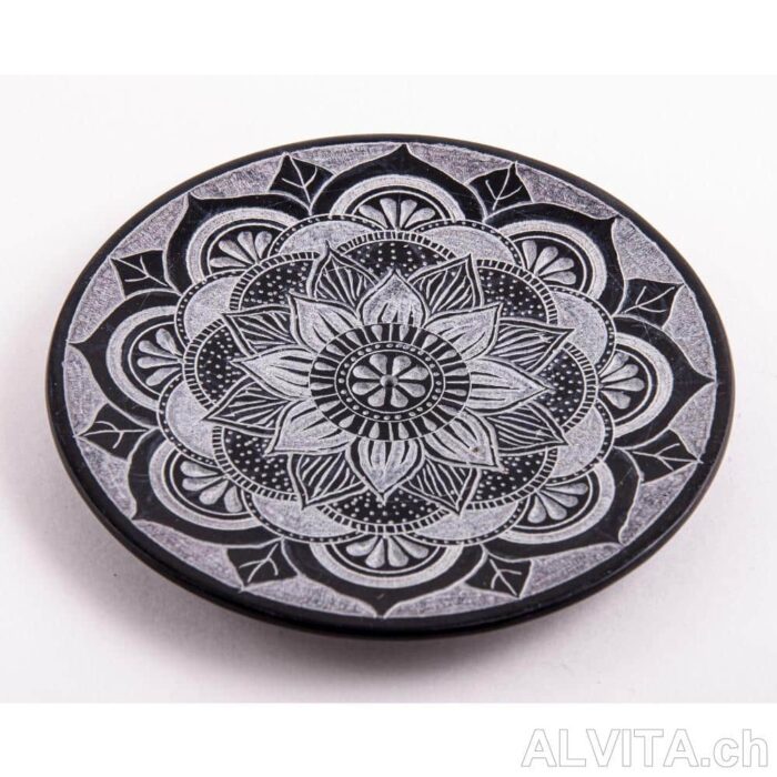 Stäbchenhalter Mandala, gross, Speckstein