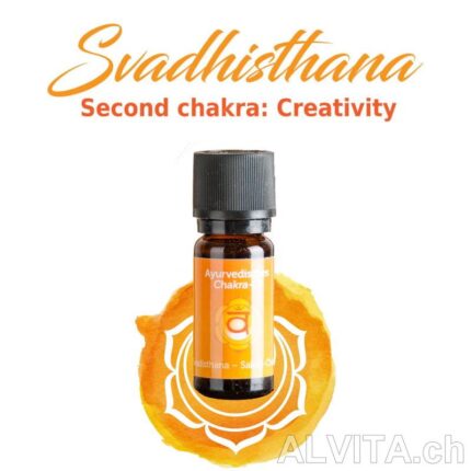 Svadisthana Huile pour chakra sacré ayuvédique