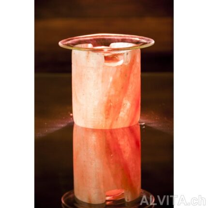 Bougie à réchaud en cristal de sel Lampe aromatique
