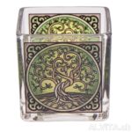 Teelichtglas - Yggdrasil