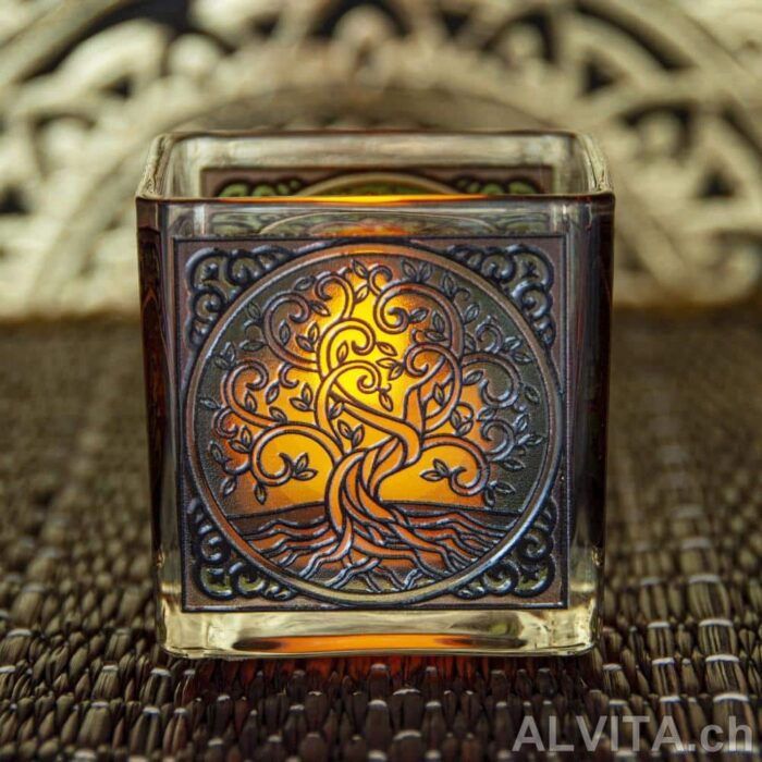Yggdrasil Teelichtglas