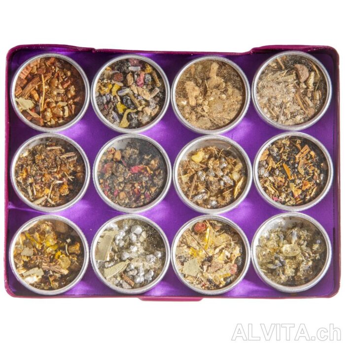 Assortiment de mélanges d'encens des anges