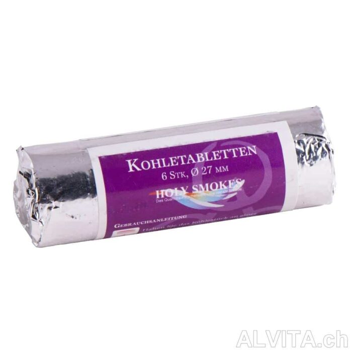 Kohletabletten 2,7 cm20 Rollen à 6 Tabletten