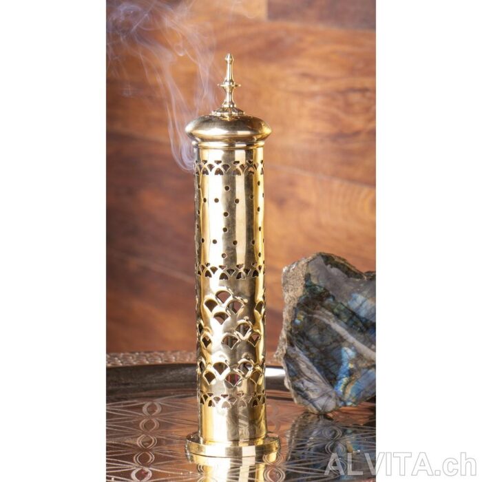 Luxor - Räuchersäule Messing