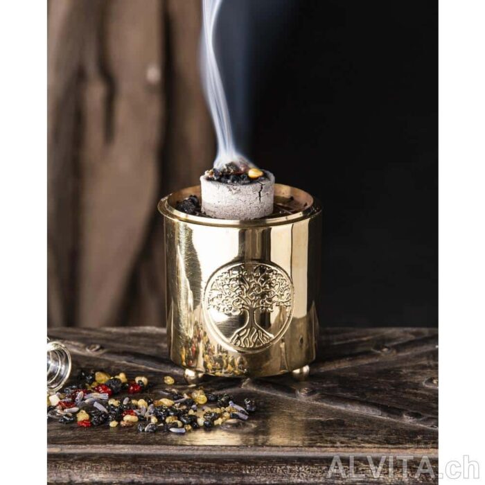 Netzgefäss YggdrasilMessing