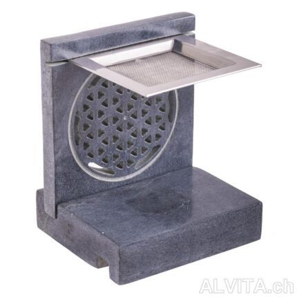 Tamis Fleur de vie squadratique en stéatite