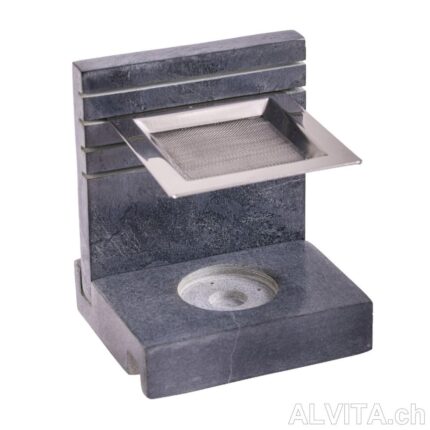 Récipient à tamis, réglable en hauteur