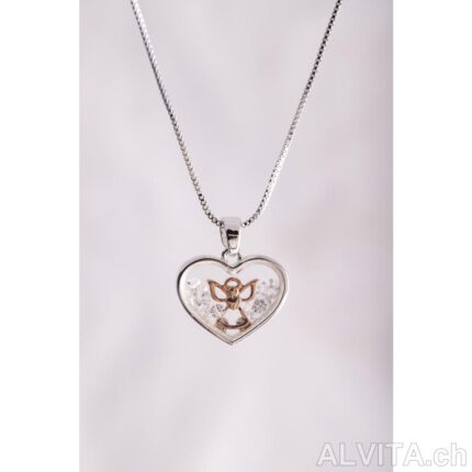 Pendentif ange du cœur