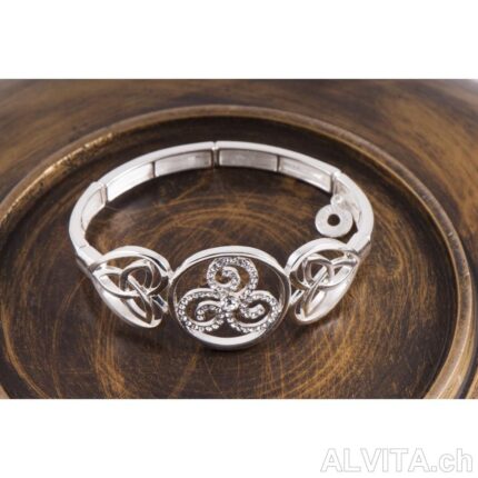 Bracelet Triskel avec élastique