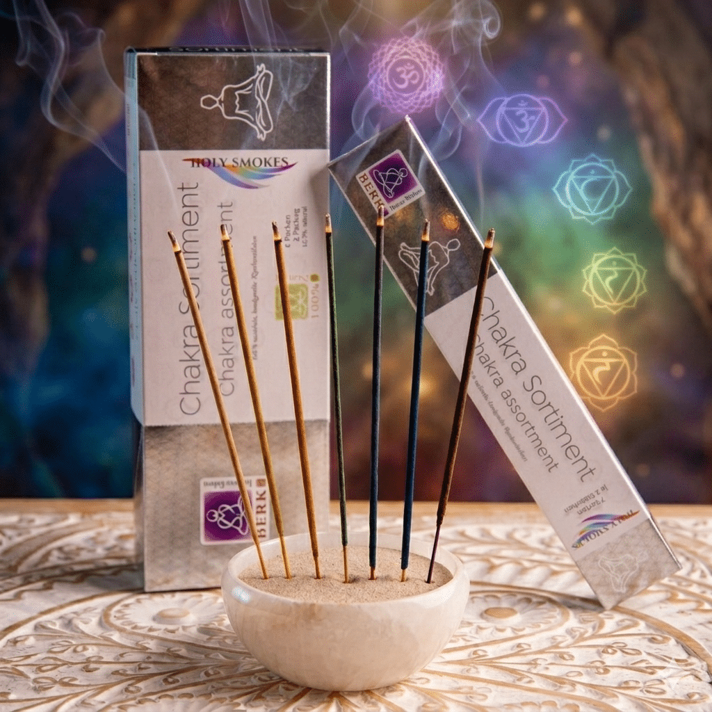 Symbolbild für Räucherstäbchen Chakra