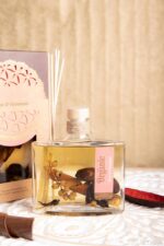 Diffuseur à bâtonnets biologique à la rose et au géranium – Image 2