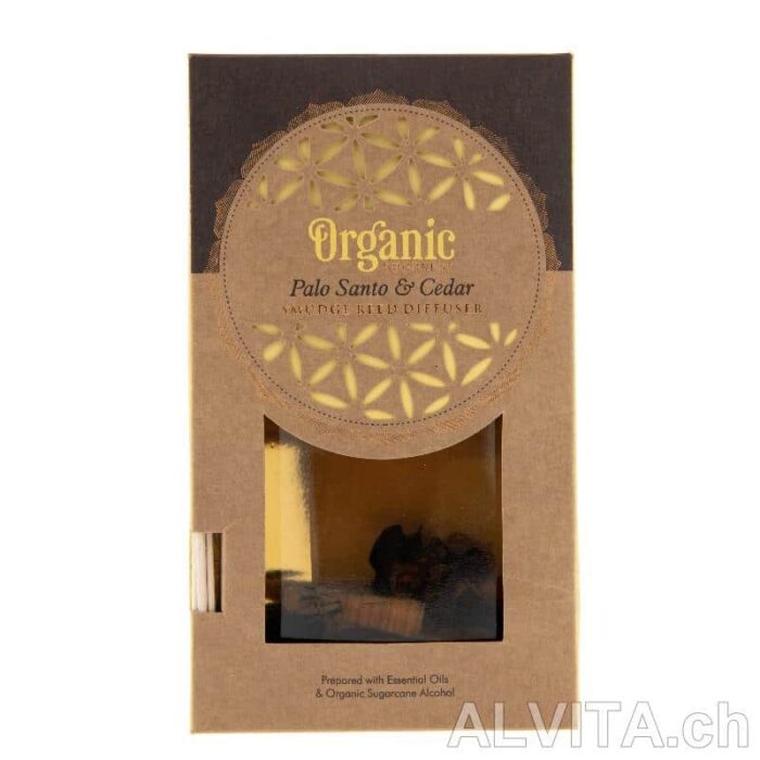 Diffuseur à bâtonnets Palo Santo et cèdre biologique – Image 3