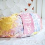 Meditationskissen Halbmond in bunt 40 x10 cm von The Spirit of OM – Bild 2