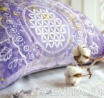 Meditationskissen Halbmond in flieder 40 x10 cm von The Spirit of OM – Bild 2