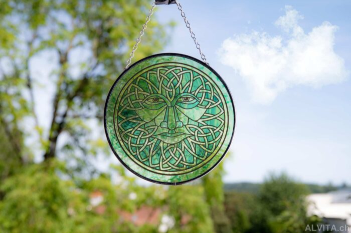 Baumgeist Fensterbild Glas – Bild 2