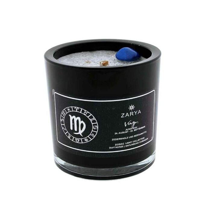 Jungfrau gross Jungfrau Sternzeichenkerze gross – Bild 1