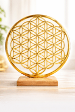 Szenenbild Blume des Lebens Deko Gold