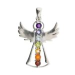 Engel mit Chakrasteinen