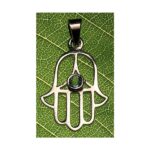 Healing Hand mit blauem Topas