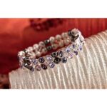 Kristallarmband Lavendelglitzer