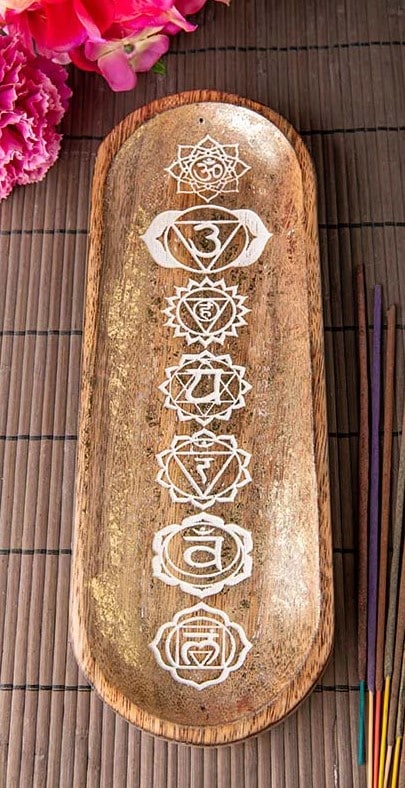 Esoterikshop 24 chakra raeucherstaebchenhalter holz