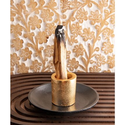 Palo Santo Halter Gold-Schwarz