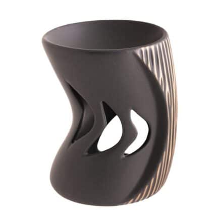 Aromalampe Infinity – schwarz-gold