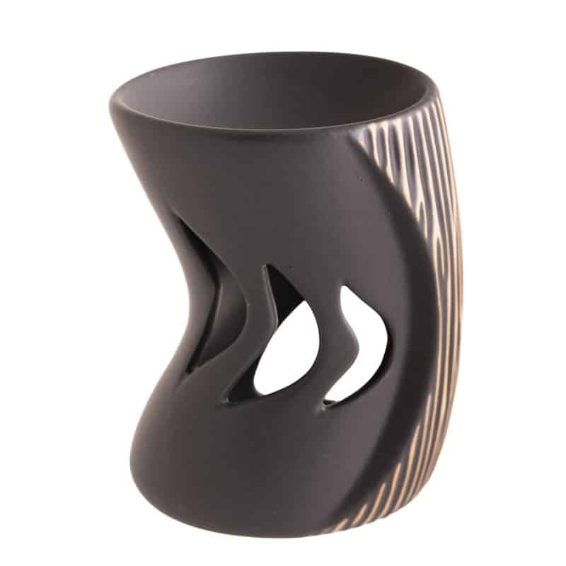 Aromalampe Infinity – schwarz-gold