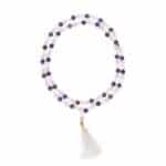Mala Geistige Balance aus Rosenquarz, Amethyst und Bergkristall