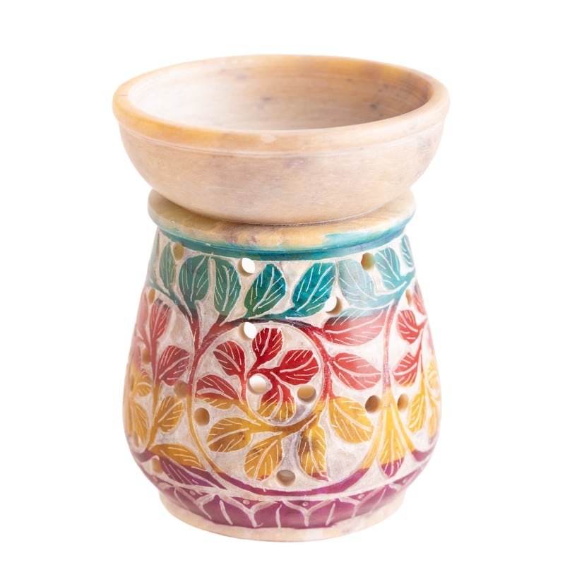 Aromalampe Elise – handgeschnitzter Speckstein