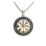 Vegvisir Anhänger mit 60 cm Kette